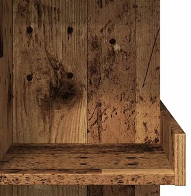 antik fa szerelt fa bárasztal tárolópolccal 100 x 48 x 101,5 cm
