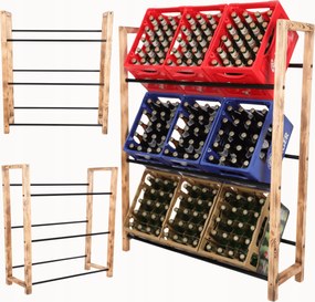 Italtartó állvány Sörszállító állvány Fém Öko Rudak