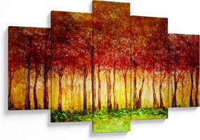 Kép - Lombhullató erdő festménye (150x105 cm)