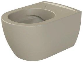 CeraStyle CITY fali WC - MATT CAPPUCCINO - rimless - perem nélküli - rejtett szerelésű