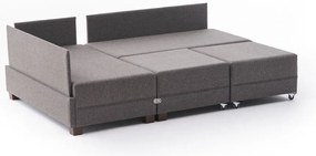 Sarokkanapéágy Fly Balos - Barna