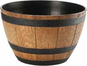 Virágtartó fa utánzat világos barna kerek 33 cm Barrel