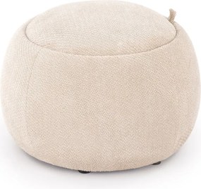 Lumi puff bézs tárolórésszel