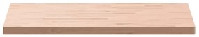 tömör bükkfa téglalap alakú asztallap 100x60x4 cm