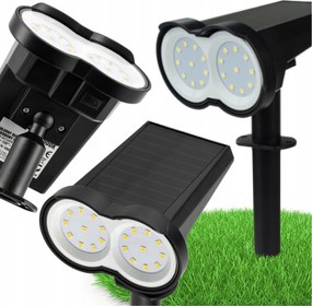 Szoláris Leszúrható Lámpa Reflektor 34CM Led Akkumulátor 75LM IP65 Ecolight