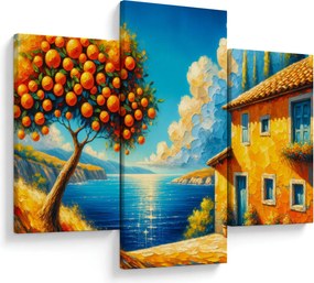 Kép - Ház narancsokkal II. (90x60 cm)