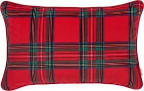 Díszpárna Kockás Piros 30x50