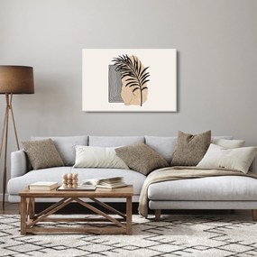 Kép - Absztrakció trópusi levelekkel N⁰3 (90x60 cm)