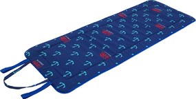 Feltekerhető napozószivacs HORGONYOK 148x52 cm, kék