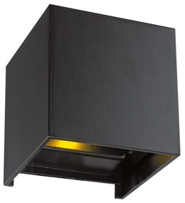 Viokef GREG fali lámpa, fekete, 3000K melegfehér, beépített LED, 420 lm, VIO-4188801
