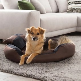 PETSTUFF® Kutyafekhely fekete/barna 110 x 80 x 23 cm