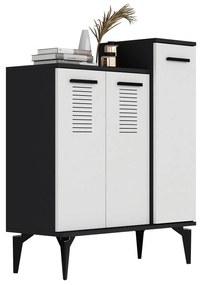 Cipőtároló (cipősszekrény) Vipapo 10 (antracit + fehér). 1094609