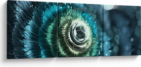 Kép - Virág részlete (órával) (90x30 cm)
