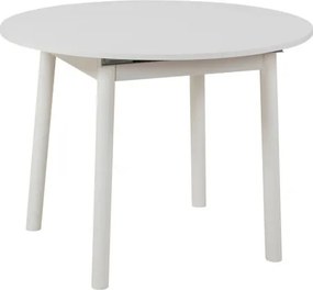 Oliver étkezőasztal, fehér, 100 cm