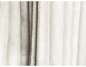 Bézs kordbársony kinyitható-tárolóhelyes kanapé 266 cm Kini – Makamii