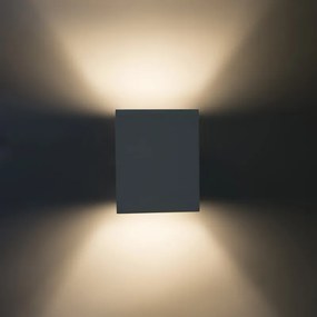 Fali lámpa fehér négyzet - Sola
