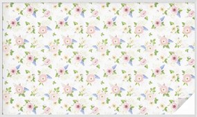 Öntapadós Ablakfólia Adatvédelem Virágmintás 200x116 cm