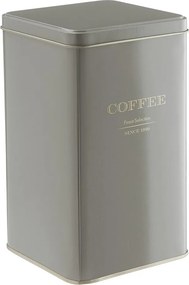 TIN TIN fém kávétartó doboz, barna 1850ml