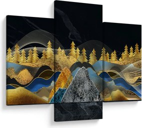 Kép - Arany hegyek (90x60 cm)