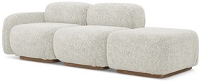 Krémszínű moduláris heverő (bal oldali) Ailani – Makamii