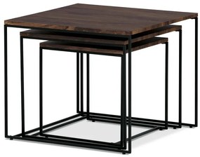 Dohányzóasztal 60×60 cm, MDF, Dió. AF-3008 WAL