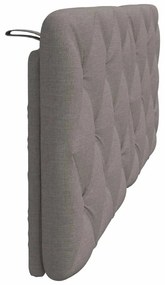 tópszínű szövet fejtámla párna 120 cm