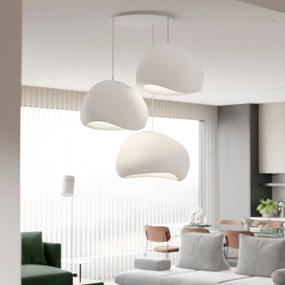 Függőlámpa - Wabi Sabi Claylights - Fehér