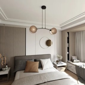 Csillár zsinóron MOTIF 2xE27/15W/230V bézs