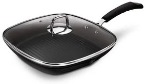 BerlingerHaus Grill serpenyő fedővel (28 cm) Black Professional  BH/6130