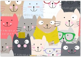 Poszterek 100x70 Cica Cicák