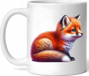 Őszi Bögre 330ml Kávé Ajándék Őszi Róka Csomagolás