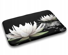 Fürdőszobaszőnyeg Virágok Vízi liliomok 75x45