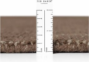 Barna kézi szövésű gyapjú kerek szőnyeg ø 160 cm Greenwich – Ted Baker
