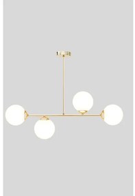 Csillár rúdon FIRA 4xE27/60W/230V arany