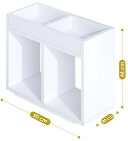 Regál Enrique (fehér). Akció -17%. 1088551