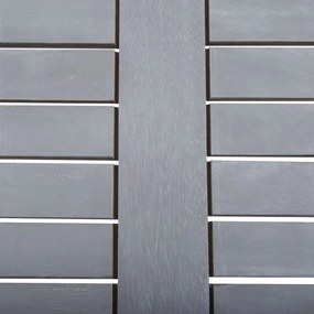 szürke tömör akácfa kerti asztal 80 x 80 x 74 cm