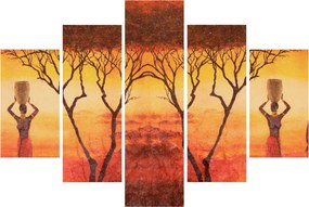 Kép - afrikai szavanna (150x105 cm)