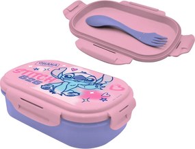 Disney Lilo és Stitch, A csillagkutya This World szendvicsdoboz + evőeszköz szett