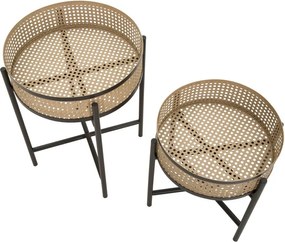 Kerek tárolóasztal szett 2 db-os ø 40 cm Fuji – Mauro Ferretti