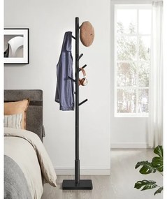 LINEA álló ruhafogas, fekete