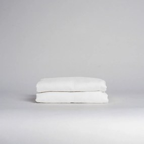 Fehér lenkeverék lepedő 180x260 cm – Linen Tales
