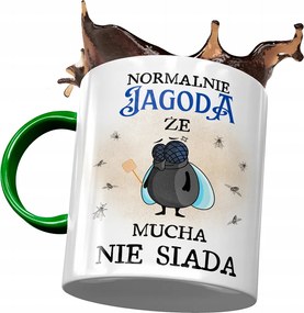 Zöld Bögre Bogyó Feleség Barátnő Ajándék Nyomtatott Fotóval