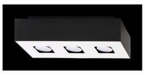 Hydra fekete mennyezeti lámpa - Sollux