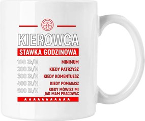 Bögre Sofőr humor a turnéról Fehér 330ml