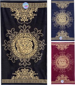 Zeus fekete strandtörölköző