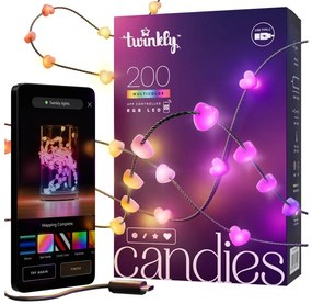Twinkly TWKH200RGB-G - LED RGB Dimmelhető karácsonyi lánc 200xLED 14 m USB Wi-Fi