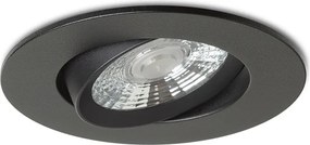 RENDL NEFRIT DIMM zápustná černá 230V LED 6W 36° 3000K