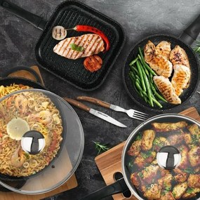 Orion Grande grillserpenyő, 26 x 26 cm