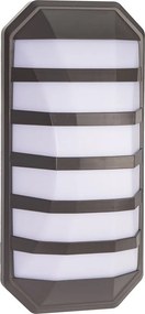 PREZENT 31656 BOLLA Modern Kültéri Fali Lámpa Fehér, Szürke LED IP65