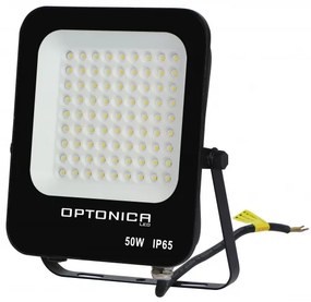 Optonica SMD LED Reflektor Fekete 50W 4500lm 2700K meleg fehér 5732